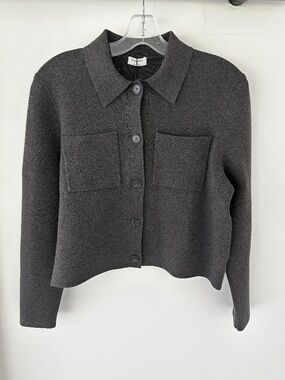 Aritzia Babaton Society Cardigan Heather Galaxy S NWT